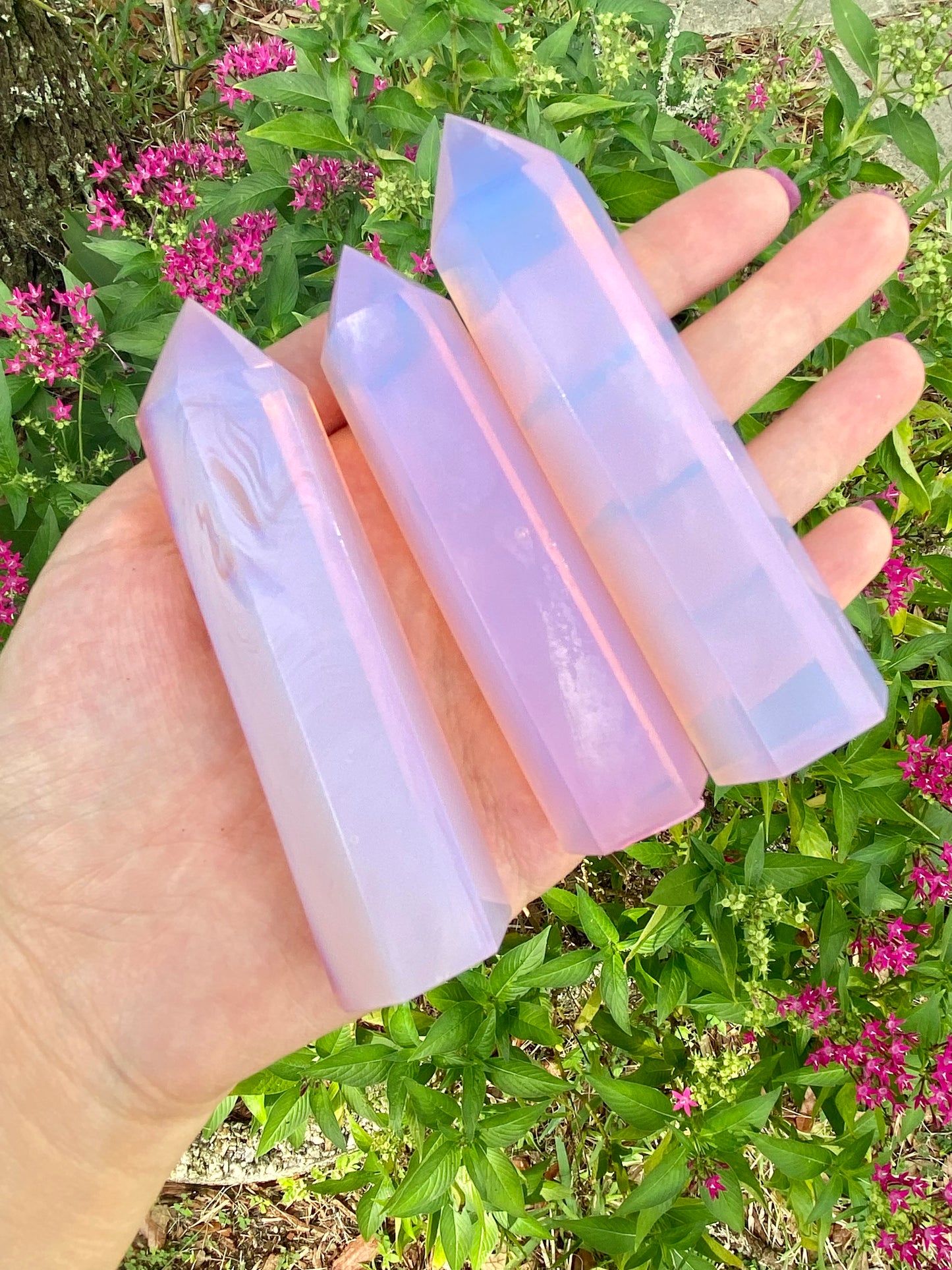 Pink Opalite Towers