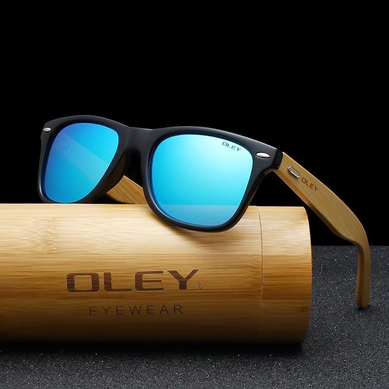 Bamboo Leg Polarized Men Sunglasses