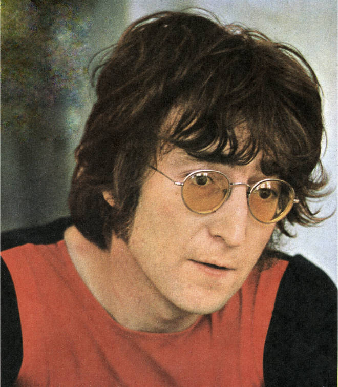 John Lennon Red Glasses