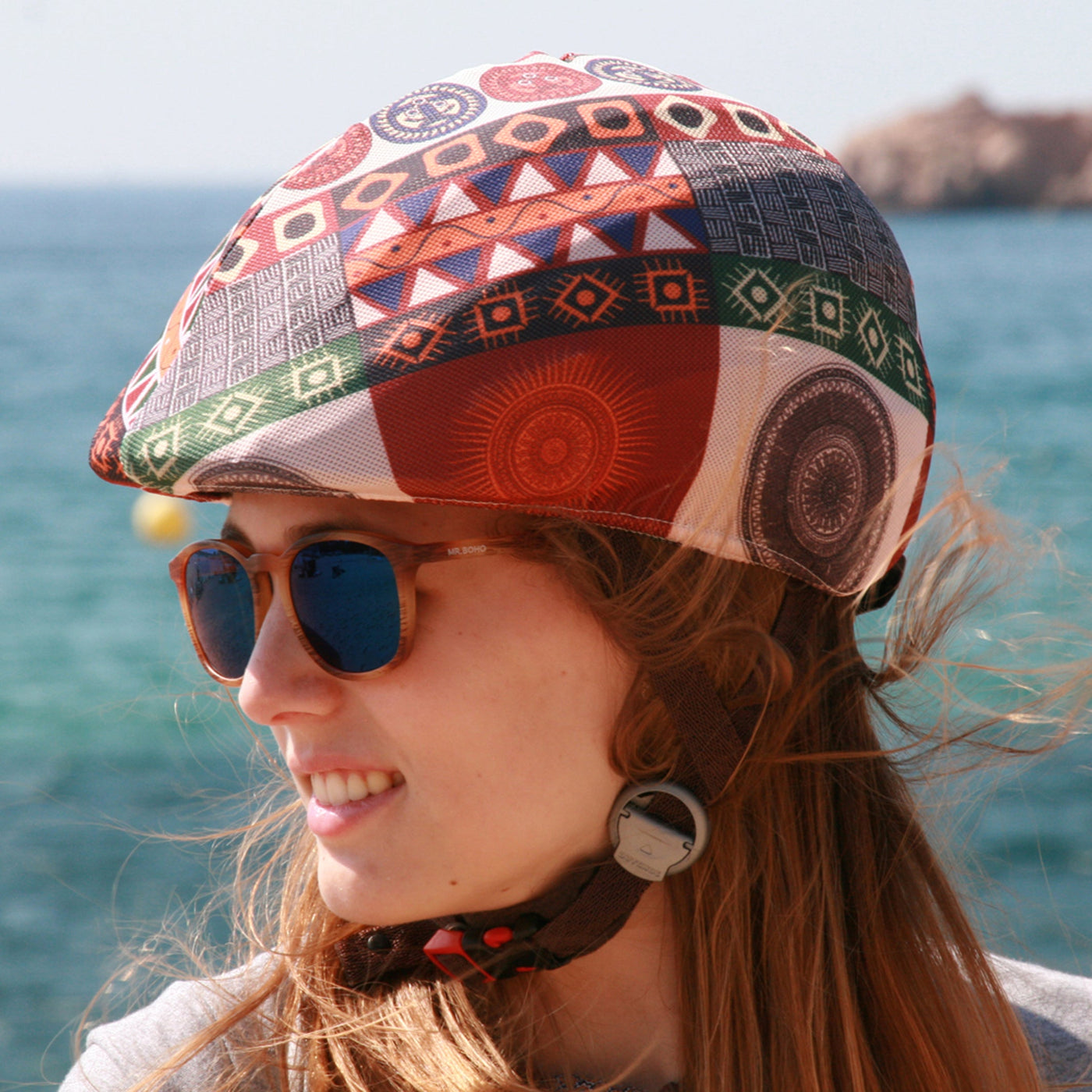 Coolcasc Bike Helmet Cover Aztecta.