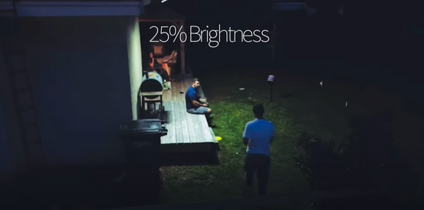 25% brightness
