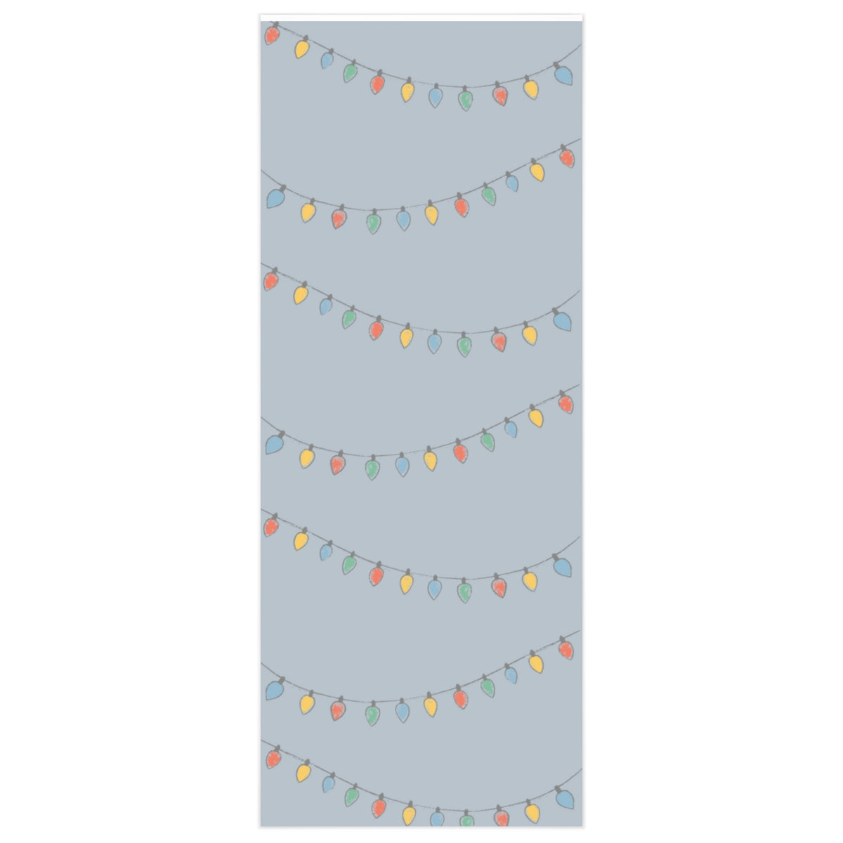 Blue Holiday Wrapping Paper