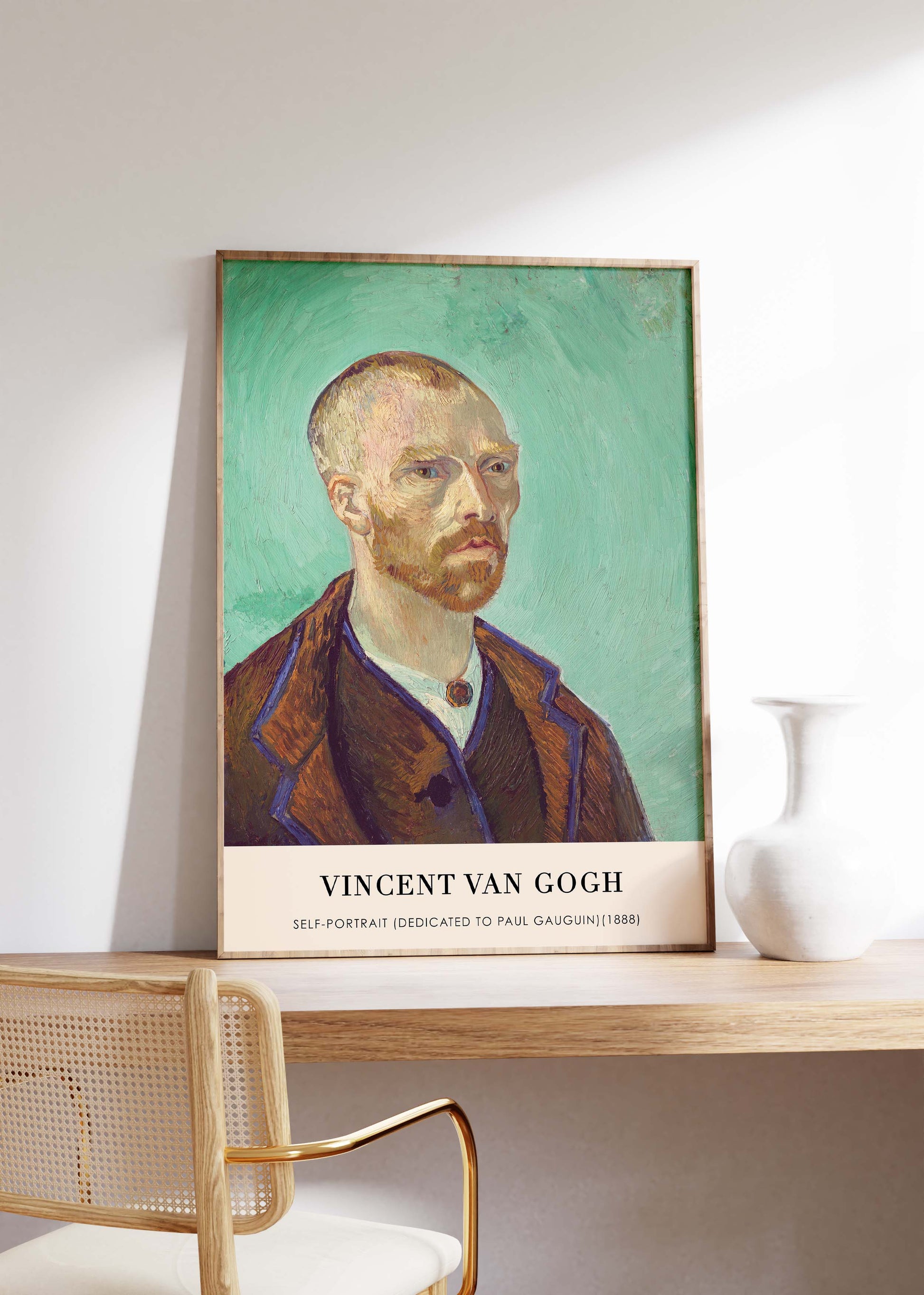 Self-Portrait (Dedicated to Paul Gauguin) | Vincent Van Gogh – Studio93