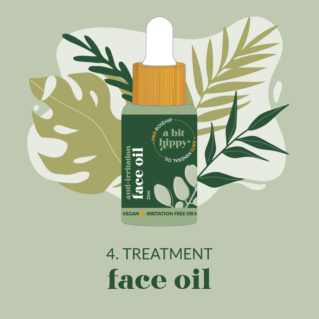 A bit Hippy Ultimate Pamper Routine Step Four - Face Oil