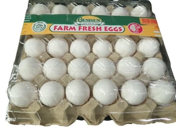 Gemsun Fresh Eggs Medium 30 pieces