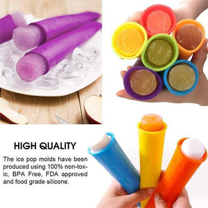 Colorful Silicone - Ice Pop Mold Set