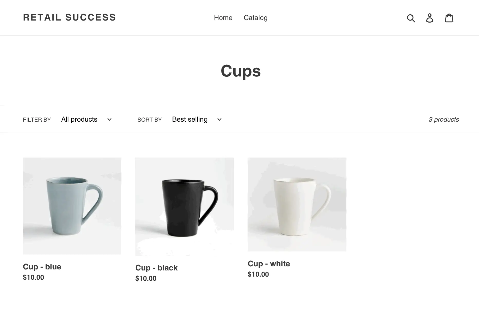 Shopify Migration Hub - Simple Data Shopping Experience Example