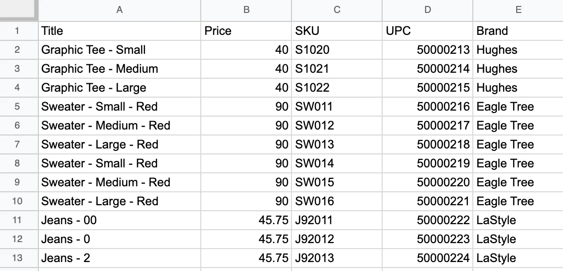 Shopify Migration Hub - Simple File Example 2