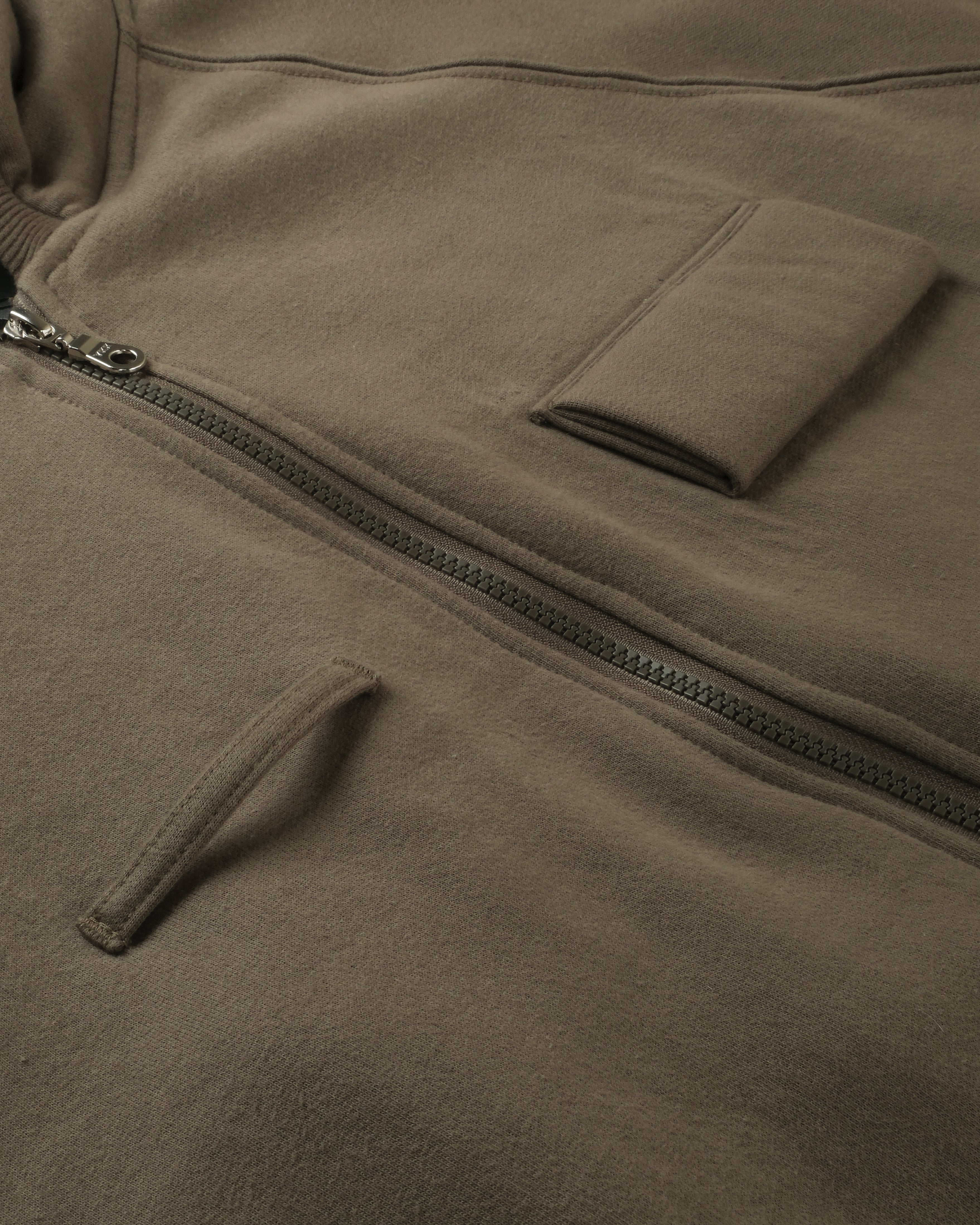 Detail shot of COYOTE MK HOODIE from Bryan Jimenèz