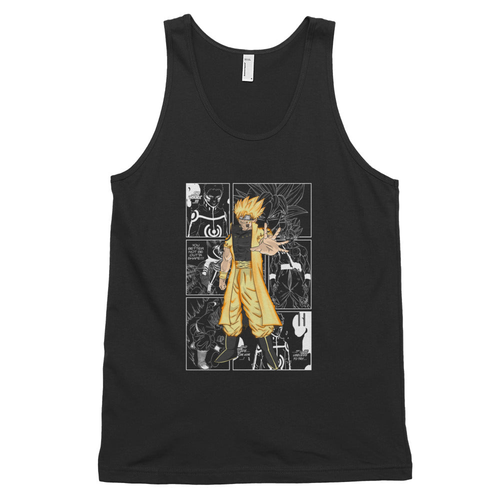 Naruto X Goku Fusion Tank Top Fusionart