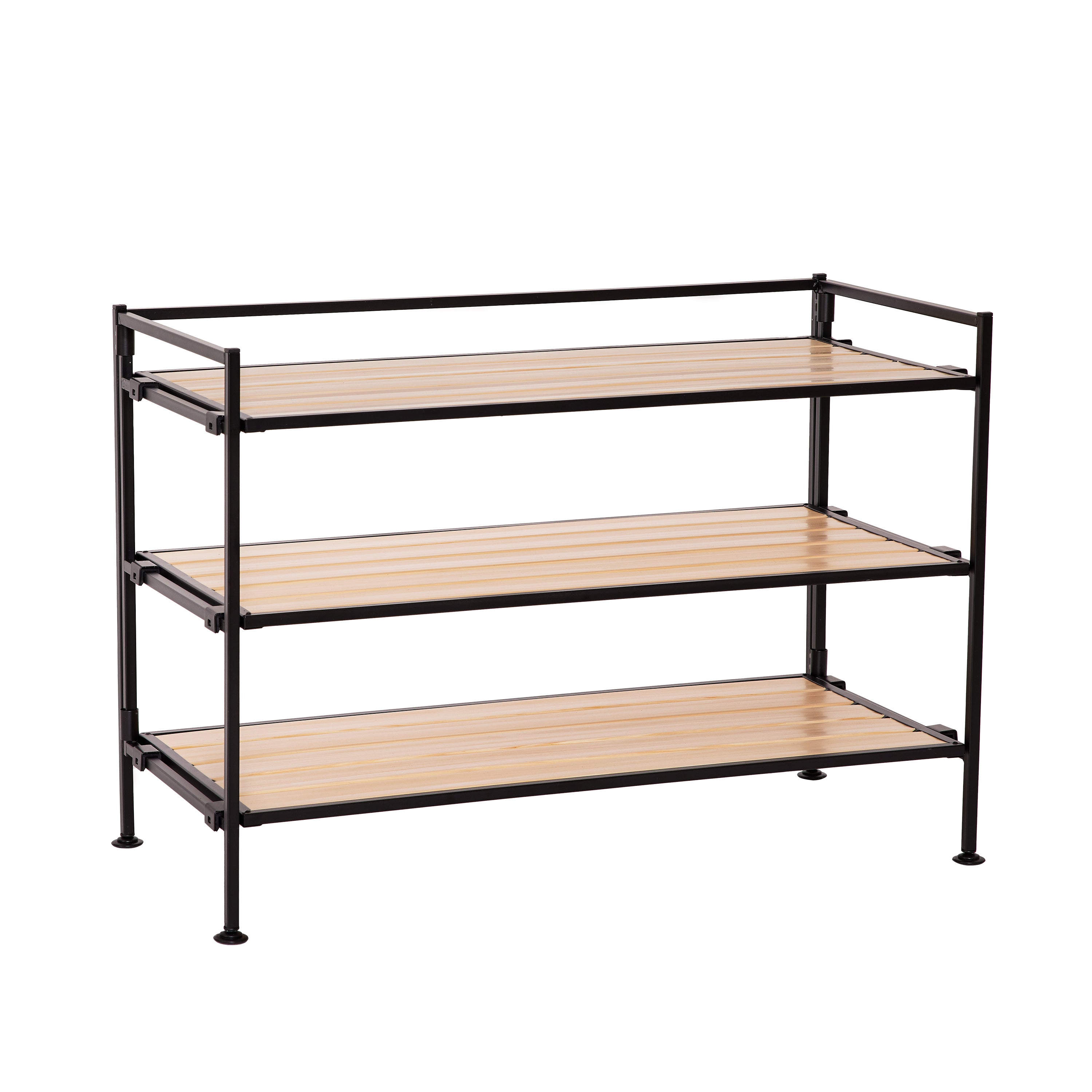 Seville Classics 3-Tier Resin Slat Shoe Rack, 26.5 W x 12.2 D x 19 H -  Sam's Club