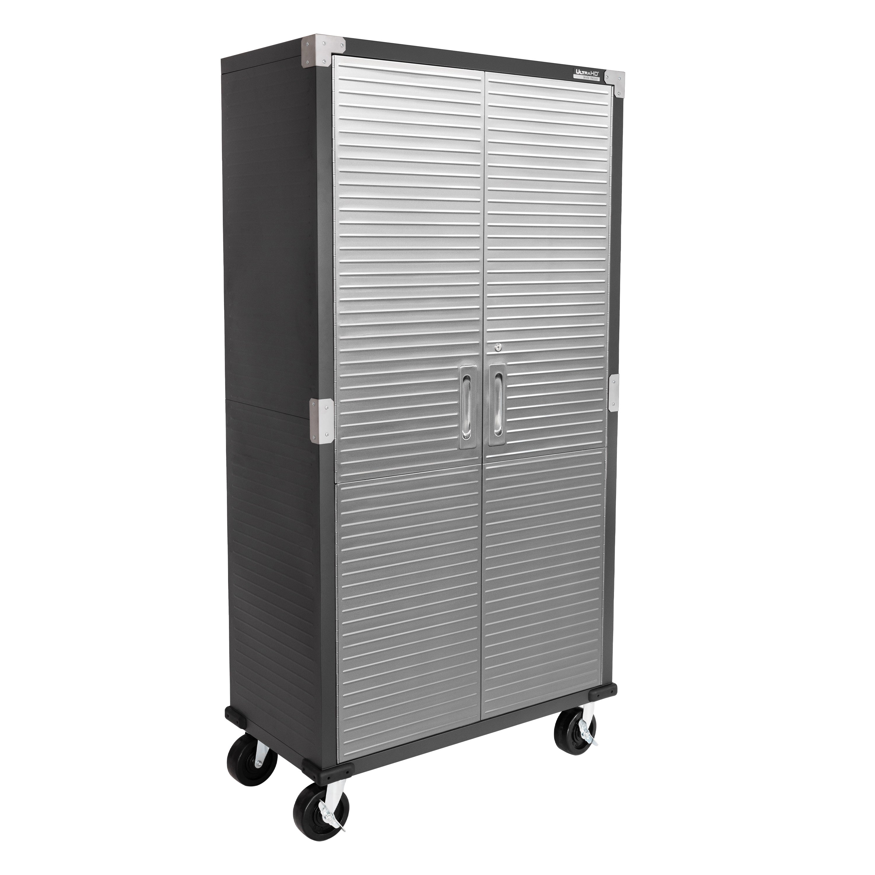 Image of UltraHD® Rolling Storage Cabinet, 36" W x 18" D x 72" H,  Graphite  