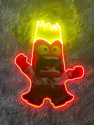 Anger - Inside Out, LED Neon Sign, ONE Neon