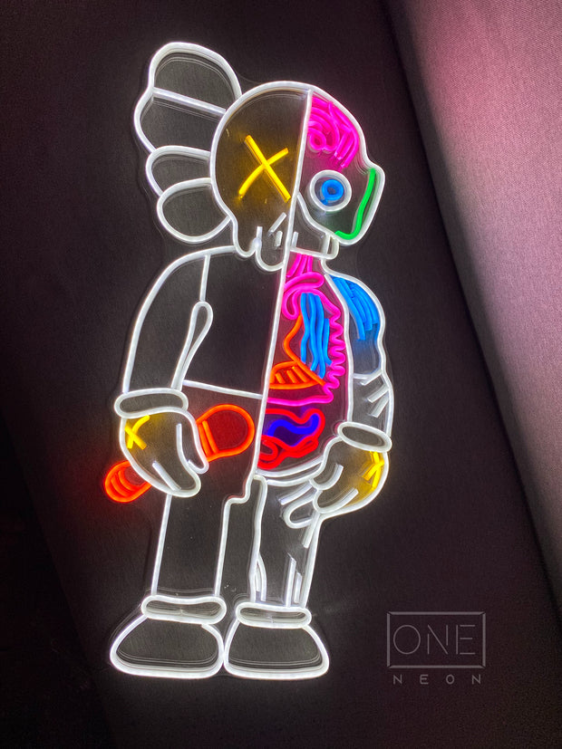 Bearbrick KAWS Batman, LED Neon Sign