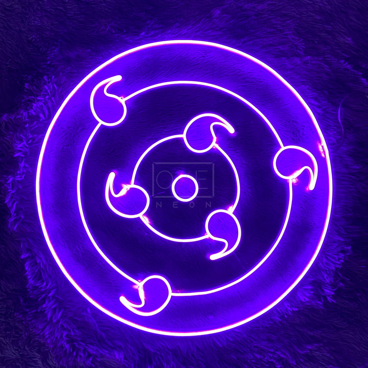 neon sharingan light