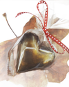 Organic Salted Caramel Dark Chocolate Heart
