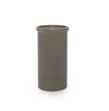 Ceramic Matt Charcoal Cylinder Vase 16x28cmH