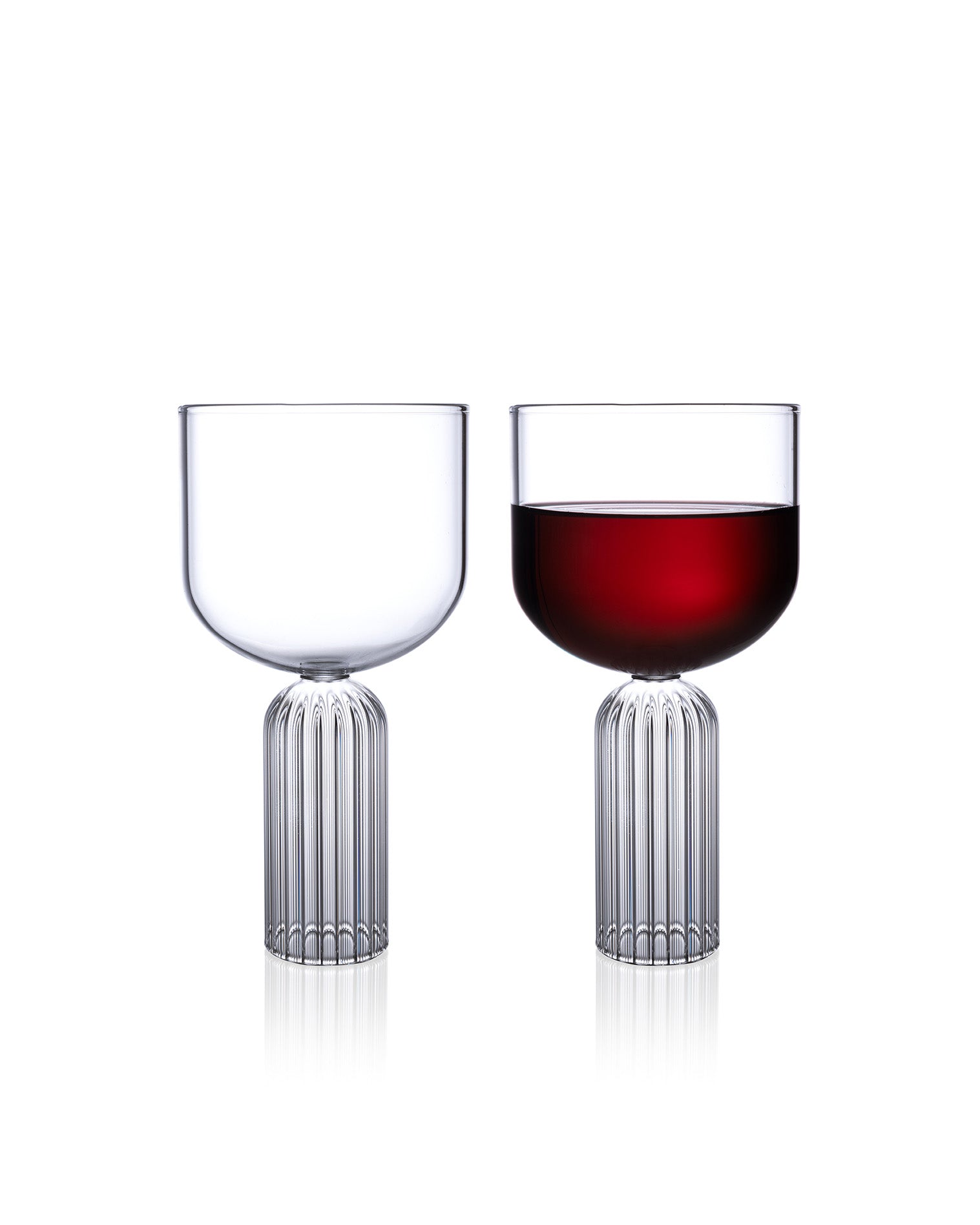 Elance High Class Tulip Shape Modern Wine Glass Set 250Ml Pack Of 2