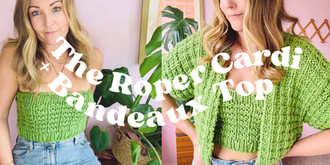 The roper twinset knit kit and pattern
