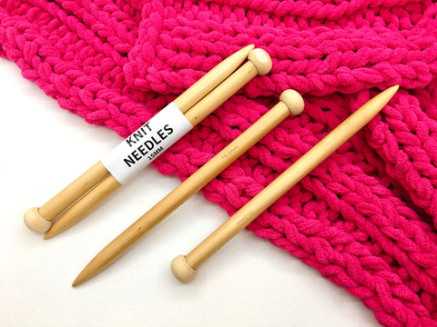 15mm Beech knitting needles uk
