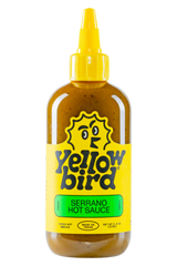 Yellow Bird Serrano Hot Sauce bottle