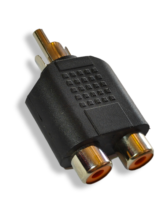 Adaptador de Plástico Jack 3.5 a Plug 6.3 Monoaural