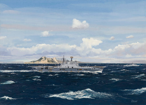 HMS Eagle off Gibraltar - HMS Eagle R05