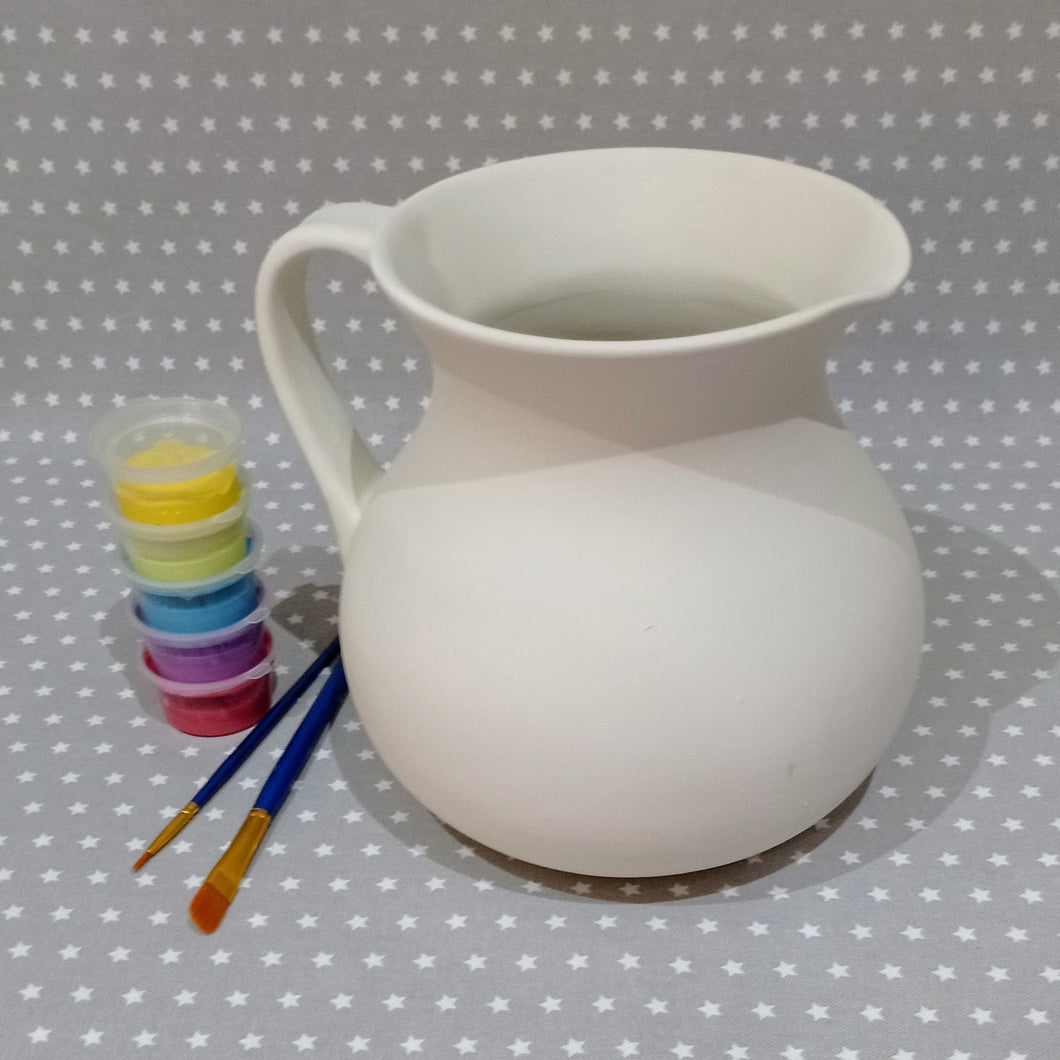 Ready to paint pottery - 2 Litre Jug