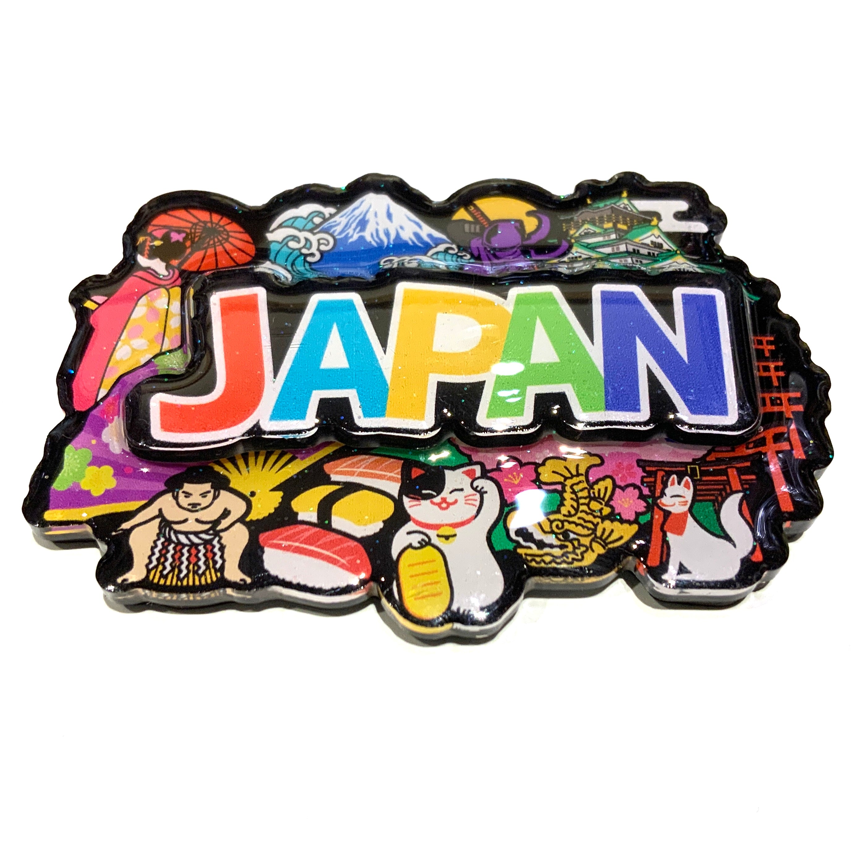 アクリル マグネット 日本地図 JAPAN Magnets ご当地 外国人 お土産 スーベニア souvenir ホームステイ | 外国人向けお土産  東京浅草Sparkle – Sparkle Tokyo