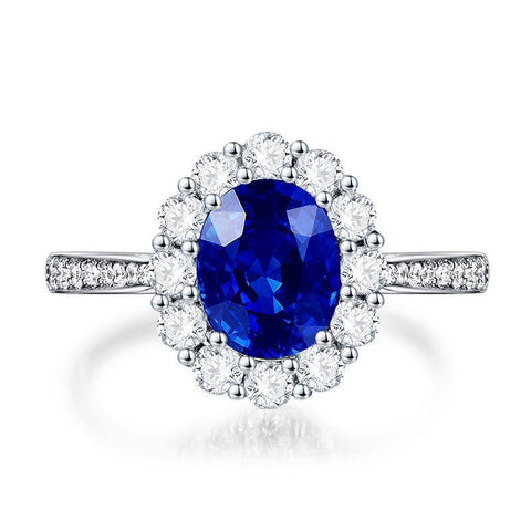 Oval Sapphire Ring