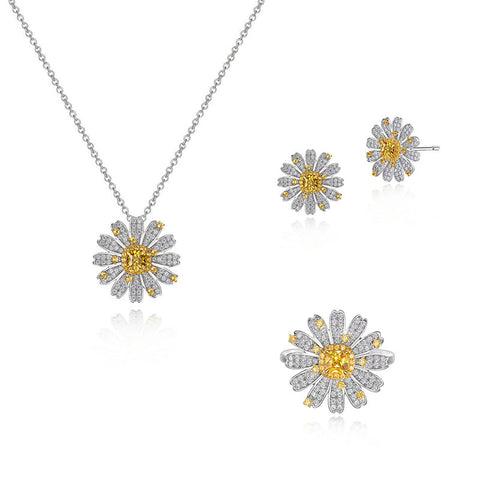 daisy jewelry set