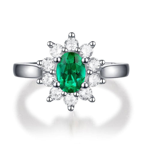  Green Emerald Ring