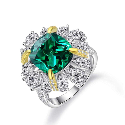 Emerald Diamond Ring