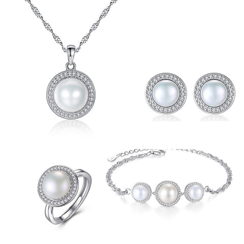 Pearl Bridal Jewellery Set