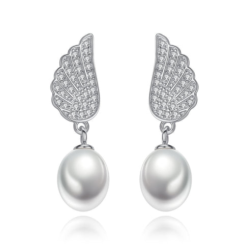 Pearl Drop Earrings Bridal