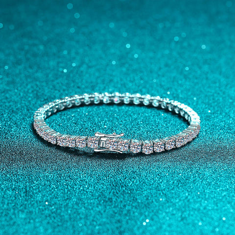 moissanite tennis bracelet