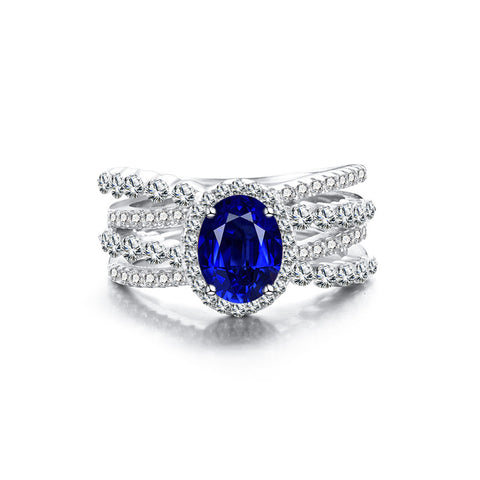 Sapphire Band Ring