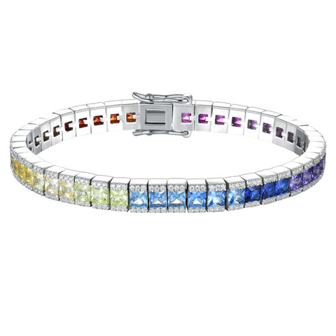 Multicolor Tennis Bracelet