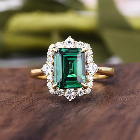 Art Deco Emerald Ring