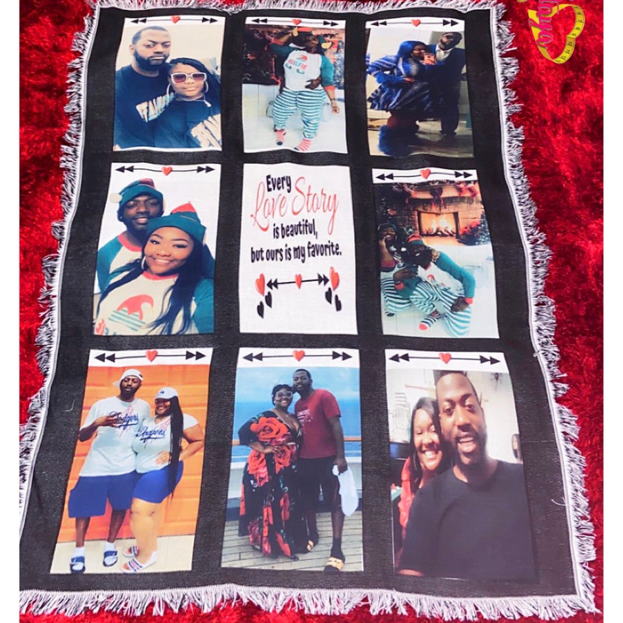 9 Panel Throw Blanket