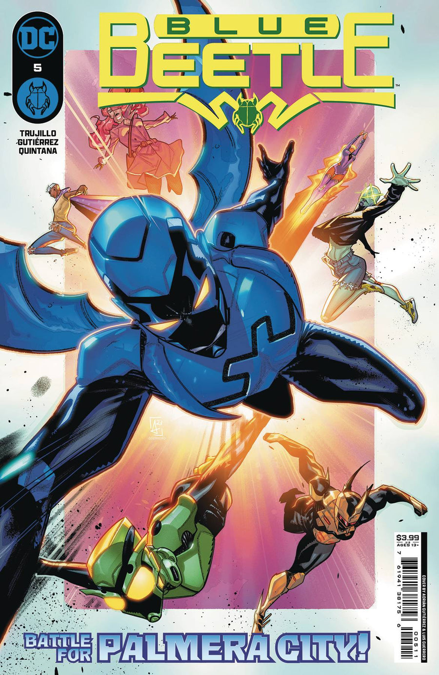 BLUE BEETLE #1 CVR B DAVID LAFUENTE CARD STOCK VAR – LUNATICCOMICS