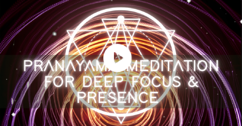 Pranayama meditace pro přítomnost hlubokého soustředění