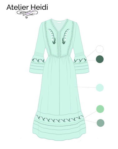 Lily dress sketch