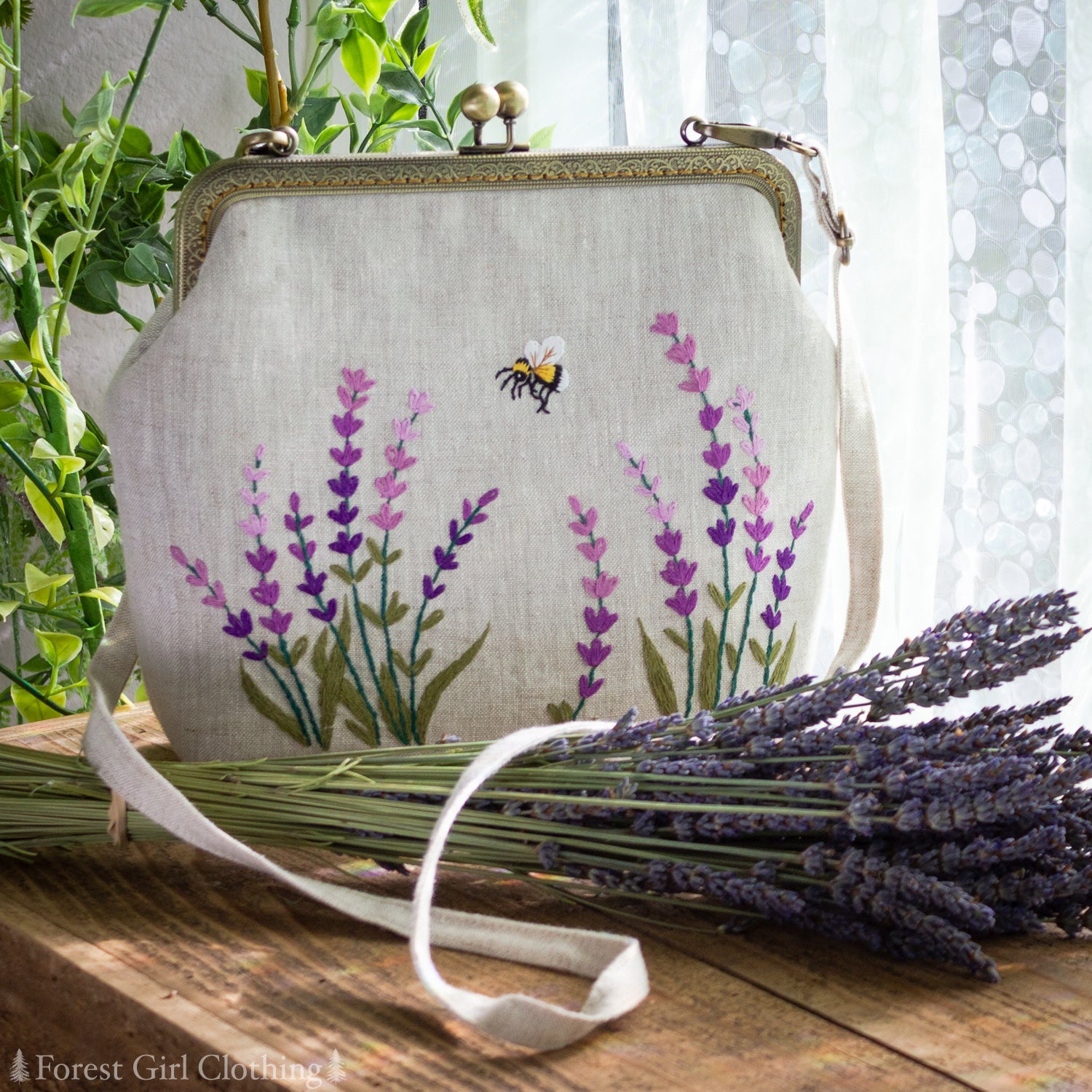 Lavender purse