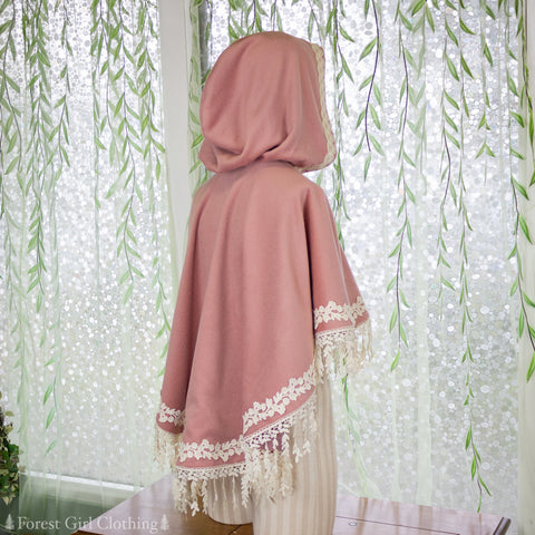 Pink Willow Forest Cape back