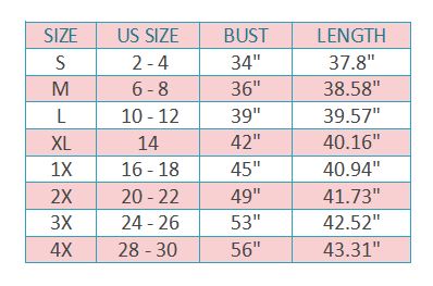 Size Chart – Shop Amri