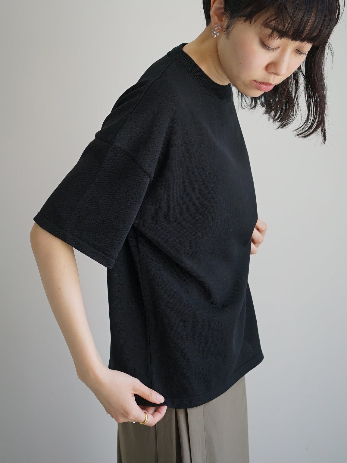 TORICI / アイスビックTセーター “BLACK” – steef online