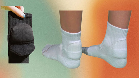 calcetines acolchados de espuma
