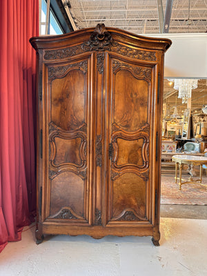 18th Century Walnut Armoire - Le Chateau - Mid Century Armoire