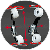 360 Degree 4-Node massage mechanism